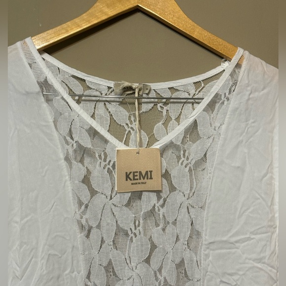 KEMI Made in Italy Long Lace Cover-Up - Picture 2 of 11